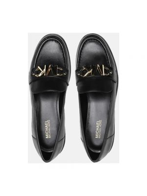 Loafers de cuero Michael Kors negro