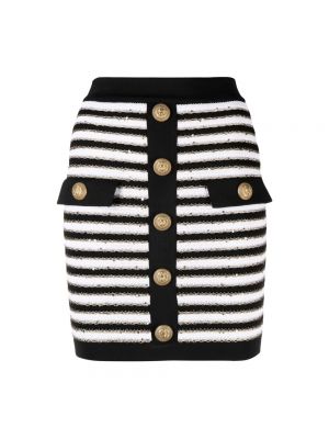 Mini spódniczka Balmain - Сzarny