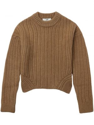 Sweter wełniany Lvir brązowy