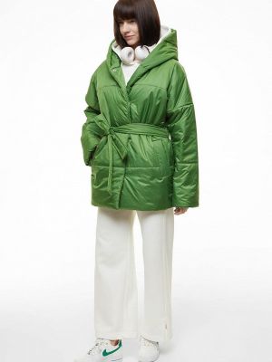 Утепленная демисезонная куртка Vamponi зеленая
