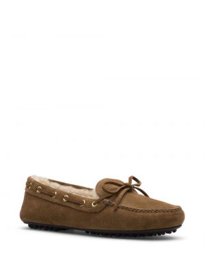 Seemisnahksed loafer-kingad Car Shoe pruun