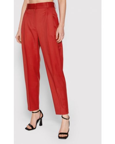 Pantaloni chino Fabiana Filippi roșu