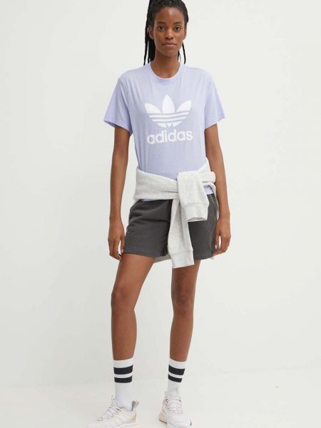 Koszulka Adidas Originals fioletowa