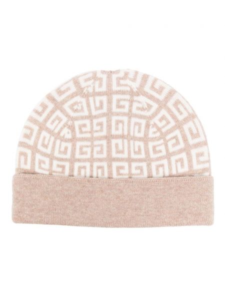 Bonnet en tricot Givenchy blanc