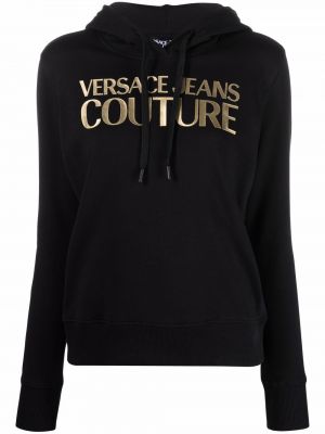 Hettegenser Versace Jeans Couture svart