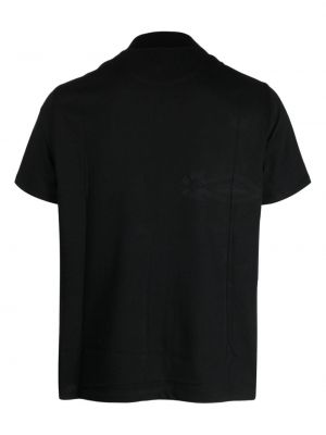 T-shirt en coton à fleurs à imprimé Valentino Garavani noir