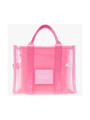 Bolso shopper de malla Marc Jacobs rosa