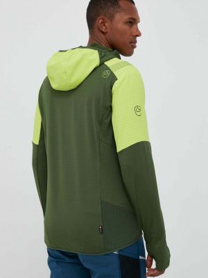Mikina s kapucí La Sportiva zelená