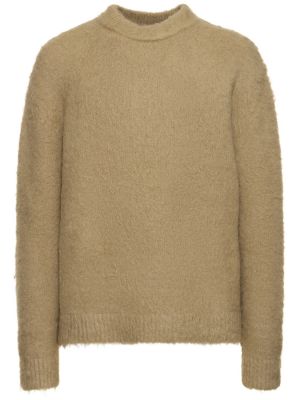 Suéter de lana de punto Acne Studios beige