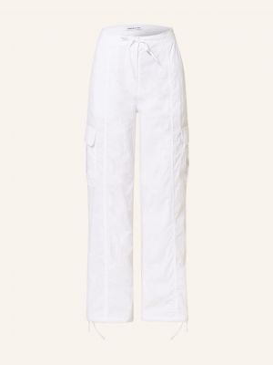 Cargo kalhoty Calvin Klein Jeans bílé