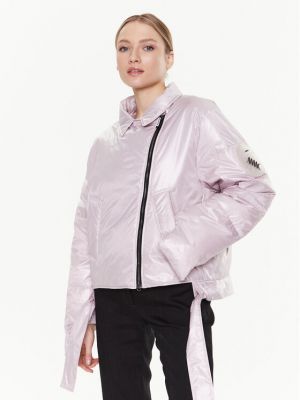 Pernata jakna bootcut Mmc Studio ružičasta