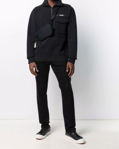 Jersey con cremallera de tela jersey Zadig&voltaire negro