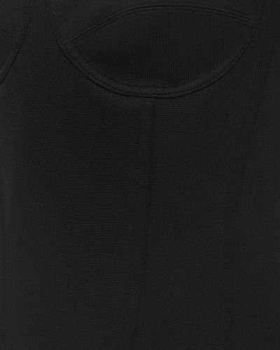Viszkóz melltartó Balenciaga fekete