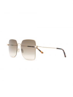 Oversized sluneční brýle Jimmy Choo Eyewear hnědé