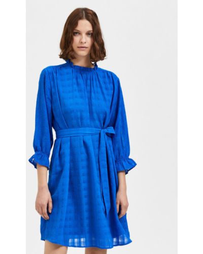 Selected Femme Hétköznapi ruha Inna 16086583 Kék Regular Fit