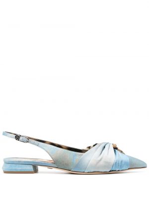 Nyitott sarkú balerina cipők nyomtatás Roberto Cavalli