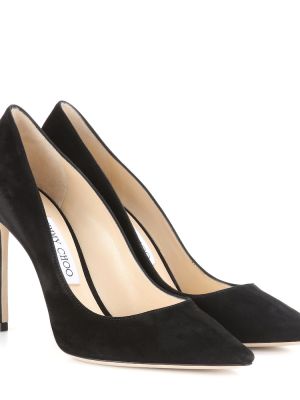 Semsket skinn pumps Jimmy Choo svart