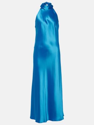 Μίντι φόρεμα Galvan μπλε