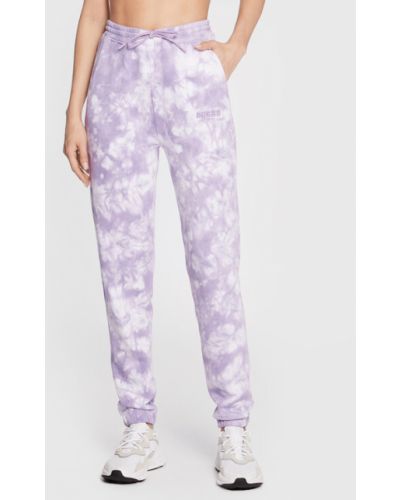 Pantaloni sport Guess violet