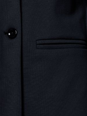 Chaqueta de tela jersey Max Mara azul