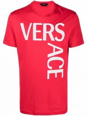 Camiseta slim fit con estampado Versace