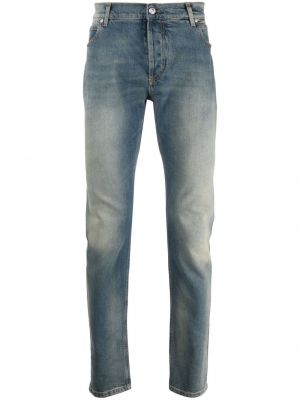 Skinny fit-jeans Balmain blå