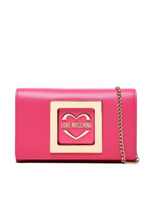 Clutch torbica Love Moschino ružičasta