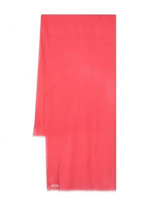 Кашмирен шал с ресни Isabel Marant розово