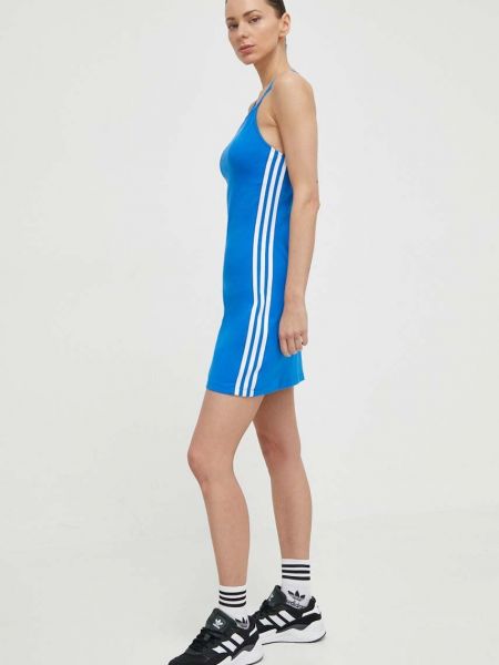 Sukienka mini Adidas Originals niebieska