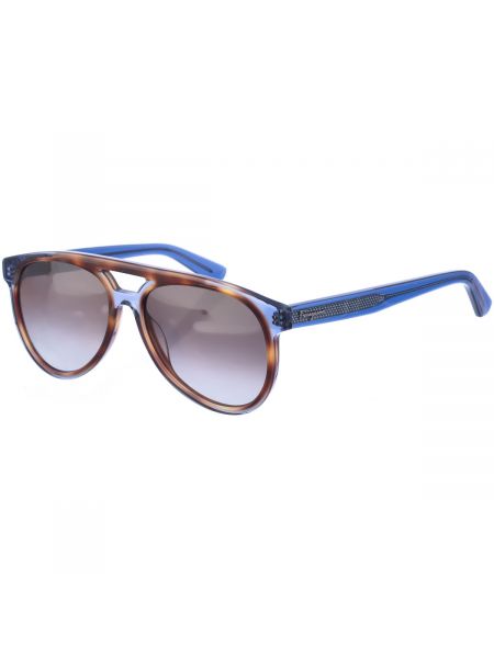 Okulary przeciwsłoneczne Salvatore Ferragamo niebieskie