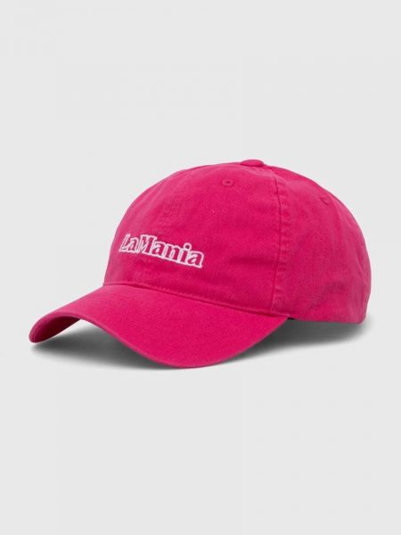 Șapcă din bumbac La Mania roz