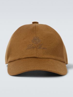 Кашемировая кепка Loro Piana коричневая