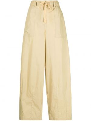 Pantaloni a vita alta Moncler beige