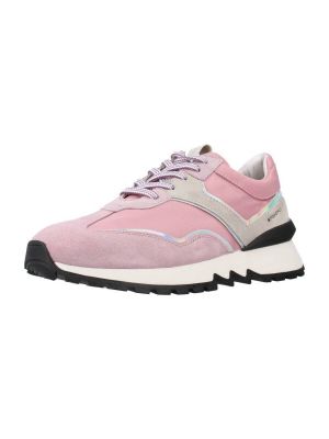 Velúr sneakers Stonefly rózsaszín
