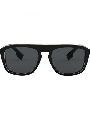 Okulary przeciwsłoneczne oversize Burberry Eyewear czarne