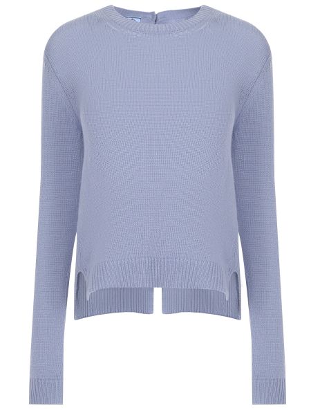 Кашемировый свитер Prada голубой