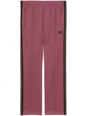 Спортни панталони бродирани Needles розово