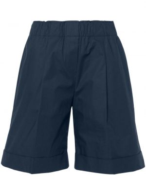 Plisirane kratke hlače Antonelli modra