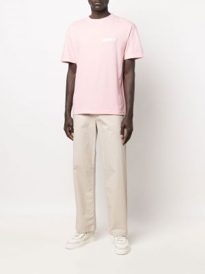 T-shirt mit print Mouty pink