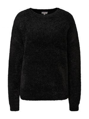 Пуловер S.oliver черно