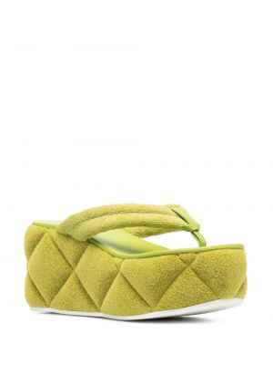 Sandale mit keilabsatz Le Silla grün