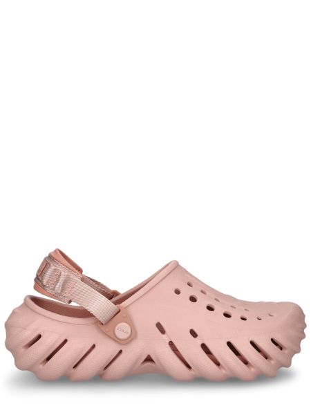 Mules Crocs ροζ