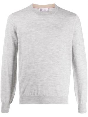 Relaxed pullover Brunello Cucinelli сиво