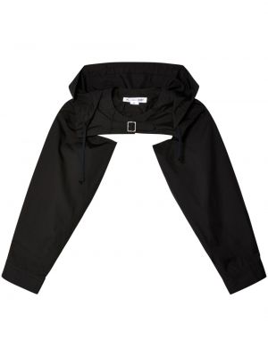 Bavlněná košile s kapucí Comme Des Garçons Shirt černá