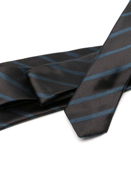 Žakardinis šilkinis kaklaraištis Giorgio Armani Pre-owned