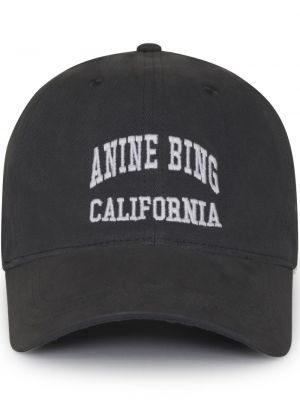 Bavlnená šiltovka Anine Bing čierna