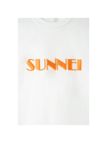Camisa con bordado Sunnei blanco