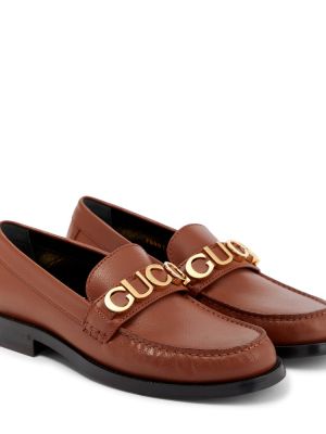 Pantofi loafer din piele Gucci