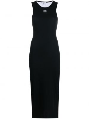 Плетена рокля Loewe черно