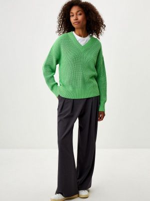 Пуловер Sela зеленый